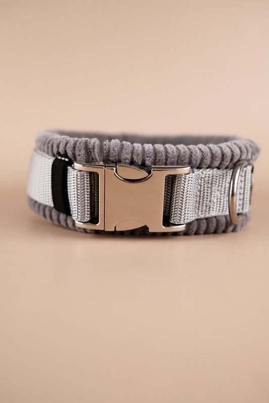 Halsband "Pure Elegance" - Silber mit Cord