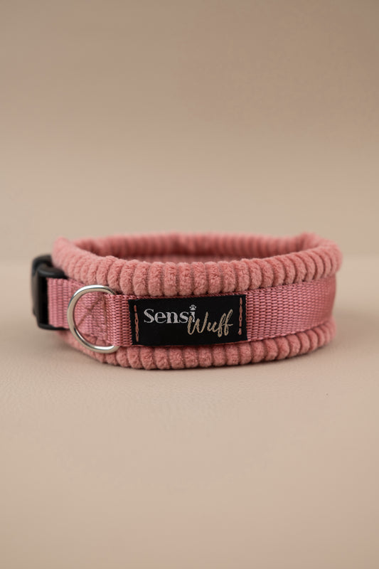 Halsband "Soft Summer Breeze" - Altrosa mit altrosa Cord
