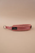 Bild in Galerie-Betrachter laden, Zugstopp-Halsband "Soft Summer Breeze" - Altrosa mit altrosa Cord
