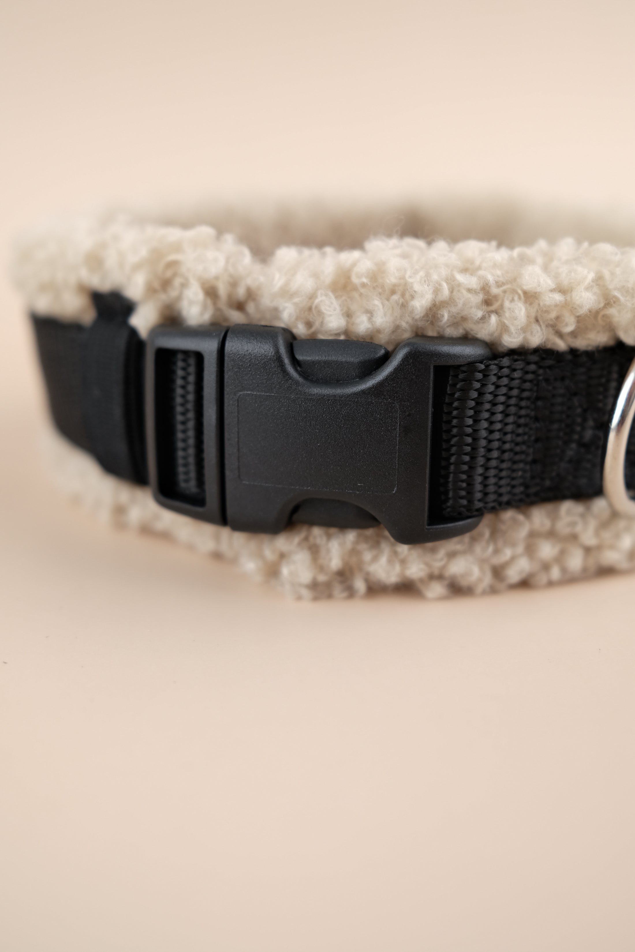 Halsband "Cozy Wintertime" - Schwarz mit Teddy