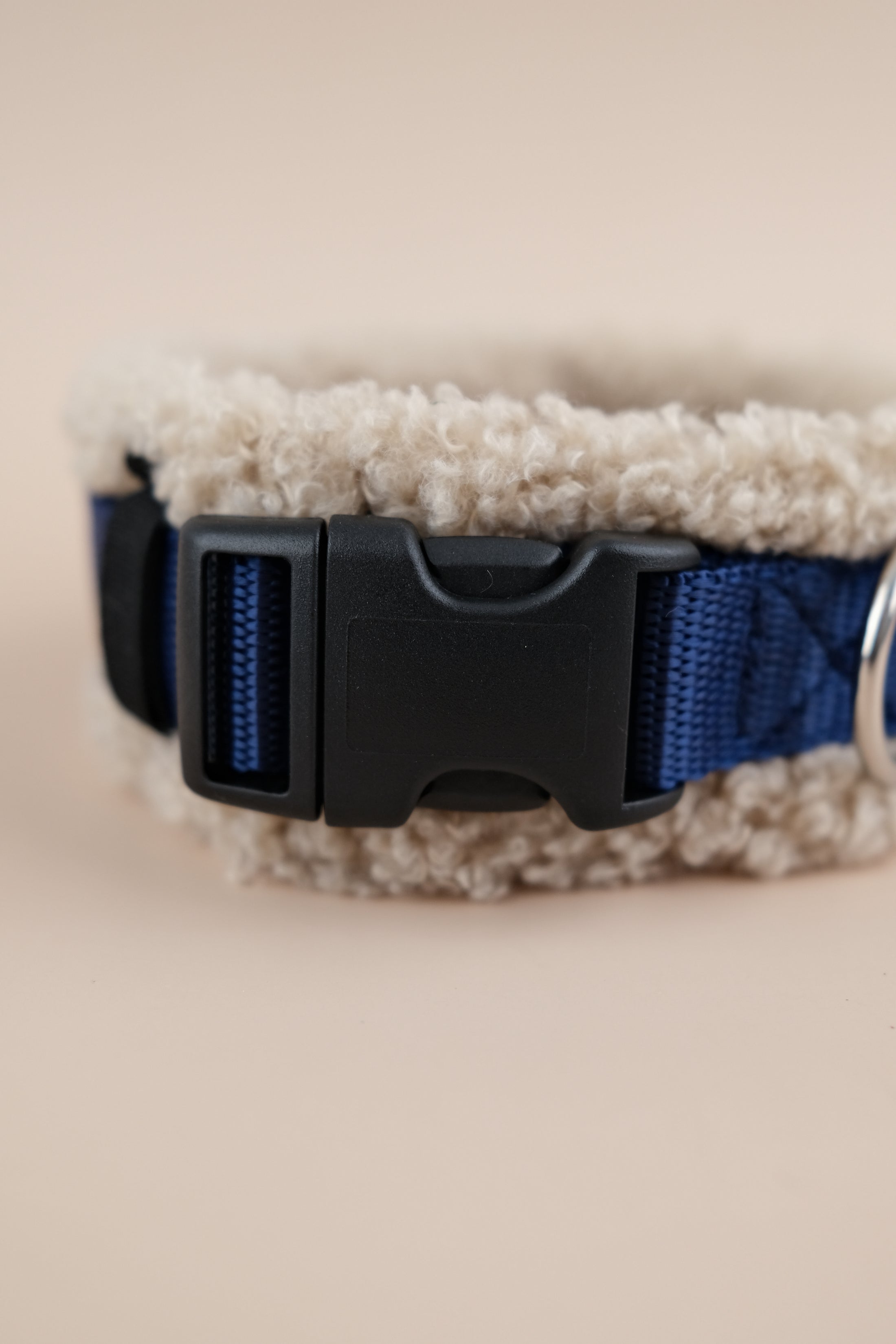 Halsband "Cozy Wintertime" - Nachtblau mit Teddy