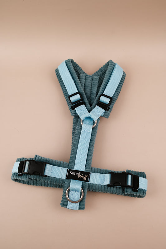 Geschirr "Soft Summer Breeze" Eisblau mit petrol Cord