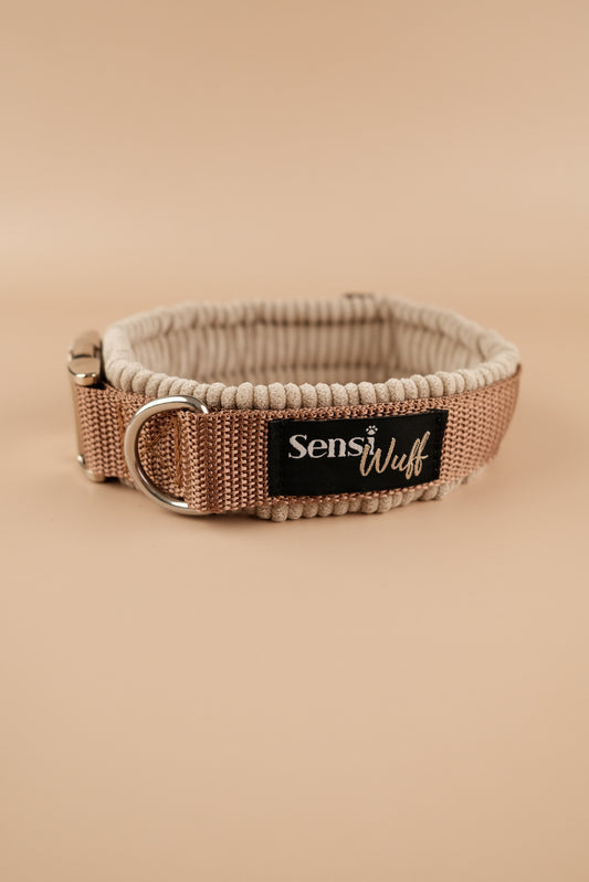 Halsband "Sunkissed" hellbraun/ beige mit Cord