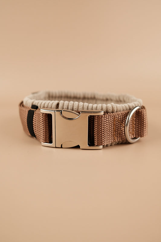 Halsband "Sunkissed" hellbraun/ beige mit Cord